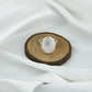 Oval Moonstone Silver Ring
