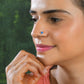 Natural Australian Opal Silver Nose Pin