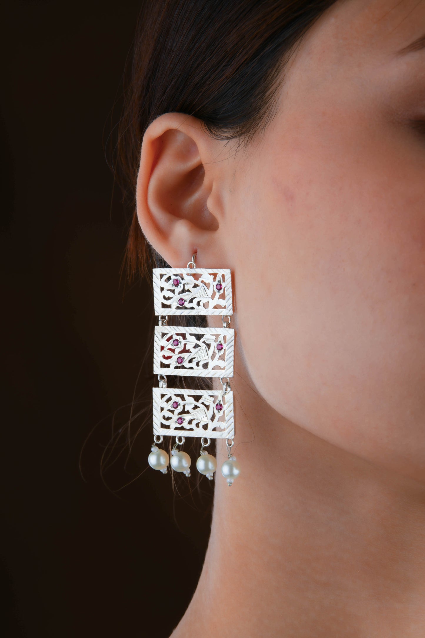 Amira Silver Earrings