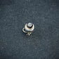 Antique Crystal Silver Nose Pin