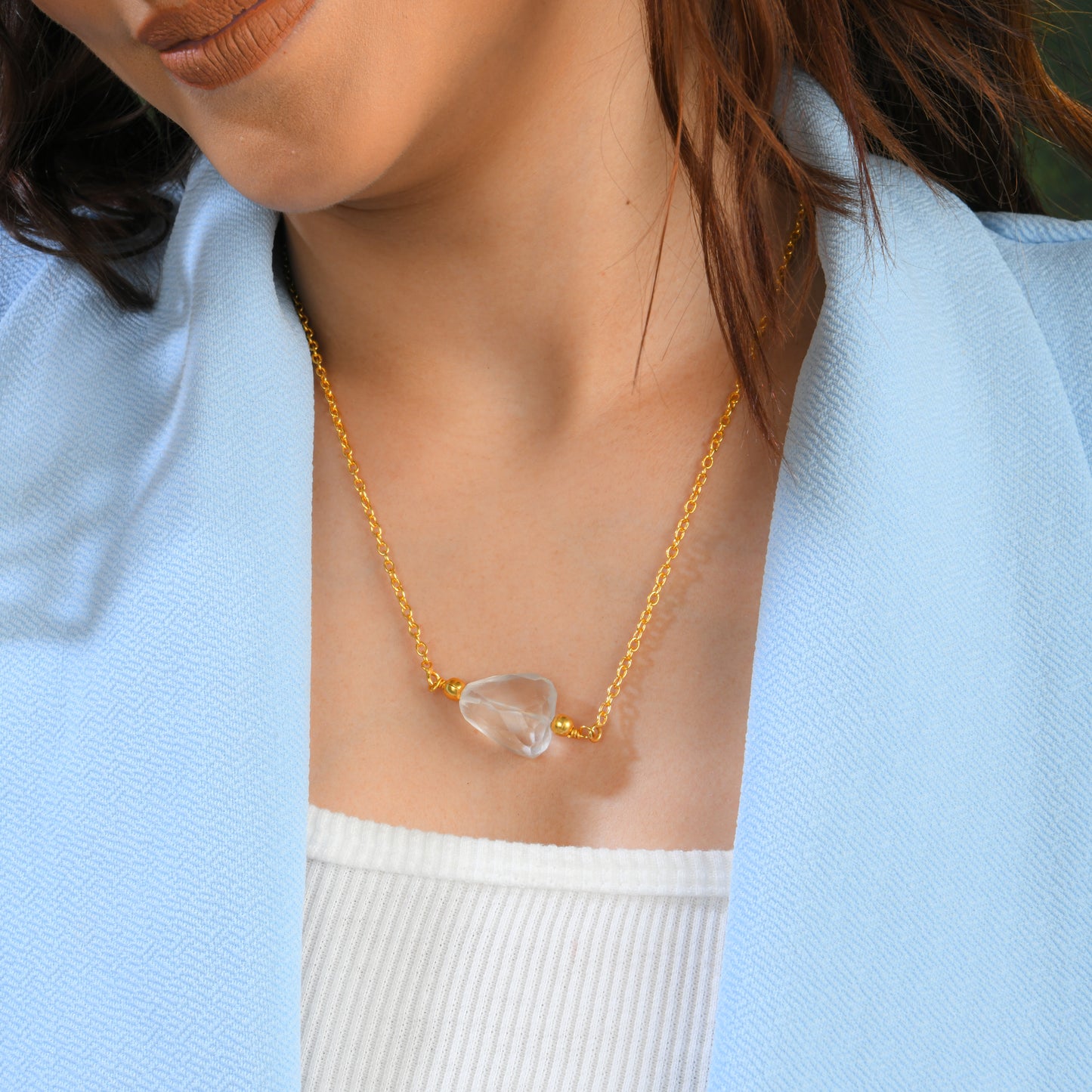 Minimal Quartz Faceted Set