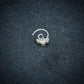 Naazuk Enamel Silver Nose Pin