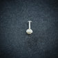 White Freshwater Pearl Nose Pin