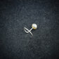 Ivory Freshwater Pearl Nose Pin