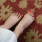 Evil Eye Silver Toe Rings