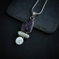 Amethyst Pearl Gomti Chakra Pendant