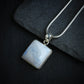 Lunar Grid Moonstone Pendant