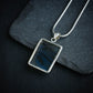 Cosmic Slate Labradorite Silver Pendant