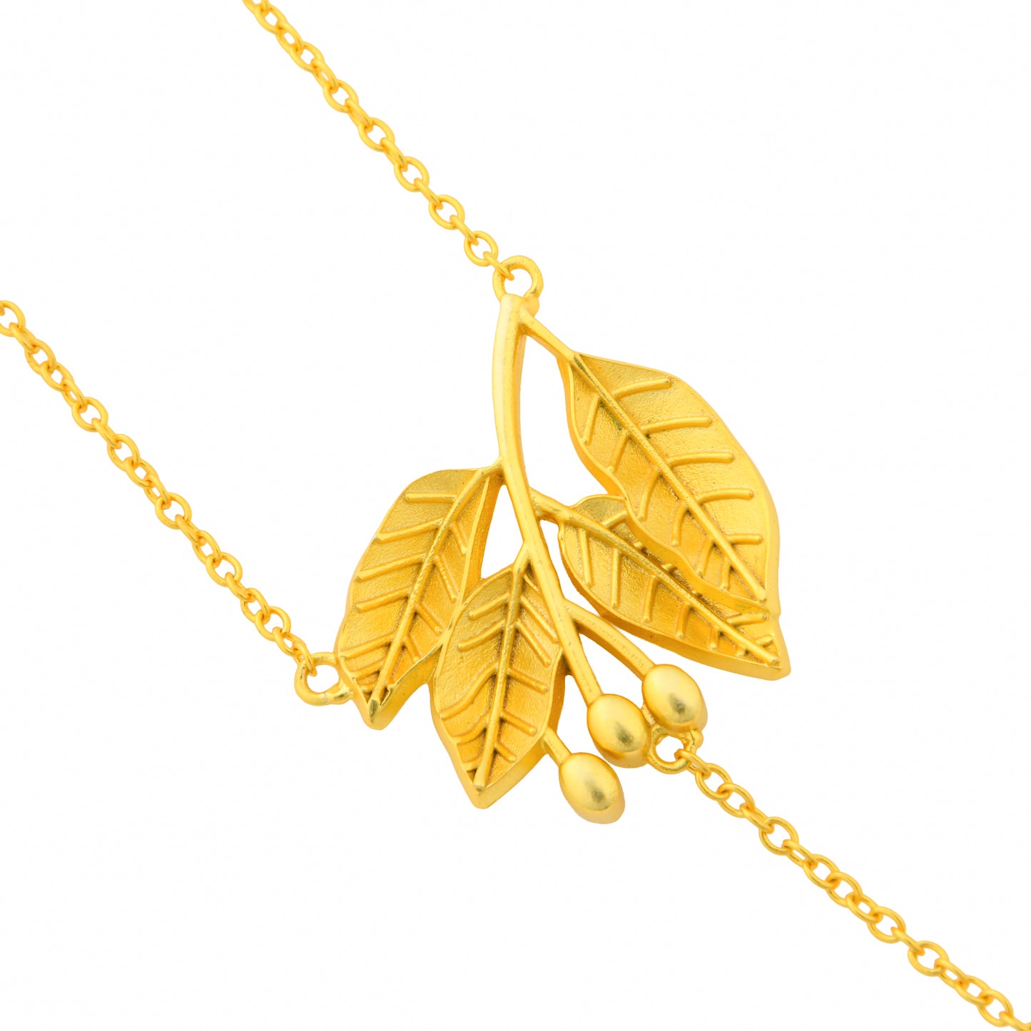 Corbett Mahua Leaf And Parrot Pendant