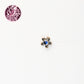 Mogra Aqua Silver Nose Pin
