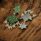 Madhu Chandrika Hara Sheesha Silver Earrings