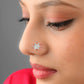 Silver CZ Nose Pin