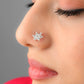Silver CZ Nose Pin