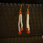 Pearl Carnelian Danglers