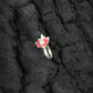 Holy Lotus Enamel Silver Nose Pin