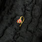 Holy Lotus Gold Plated Silver Nose Pin