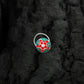 Red Carnation Enamel Silver Nose Pin