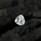 Heart Solitaire CZ Silver Nose Pin