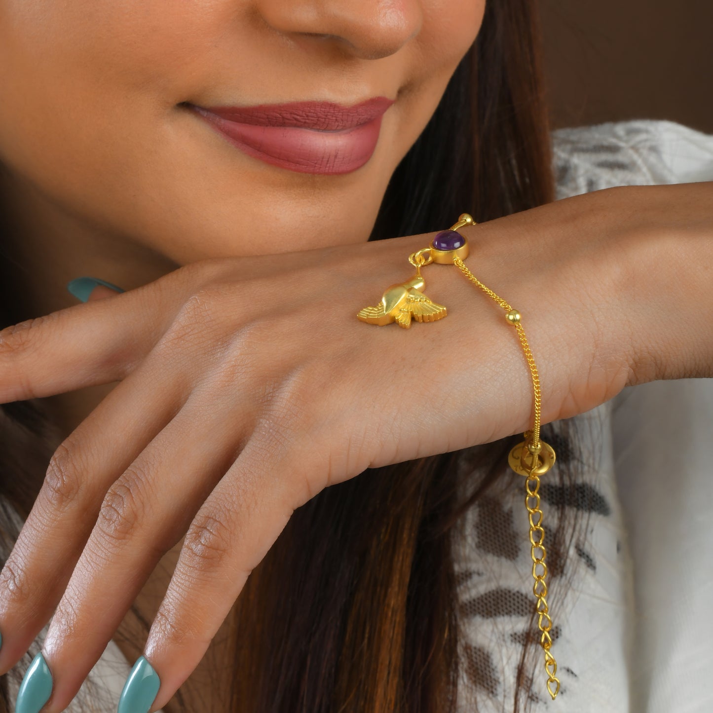 Green Bee Eater Bird Bracelet