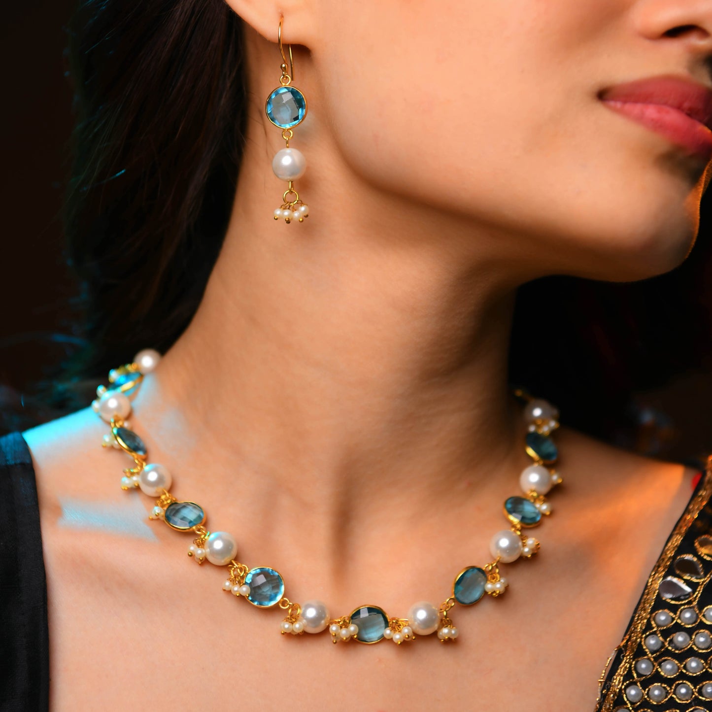 Aqua Blooms Set