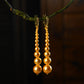 Golden Drops Pearl Earrings