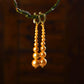 Golden Drops Pearl Earrings