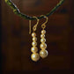Small Graduated Pearl Danglers