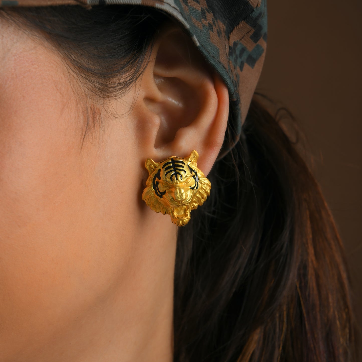 Corbett Romeo Tiger Studs