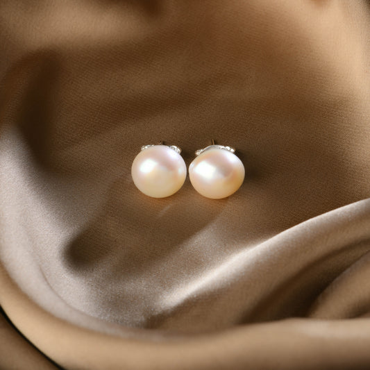 Mabe Freshwater Pearl Studs