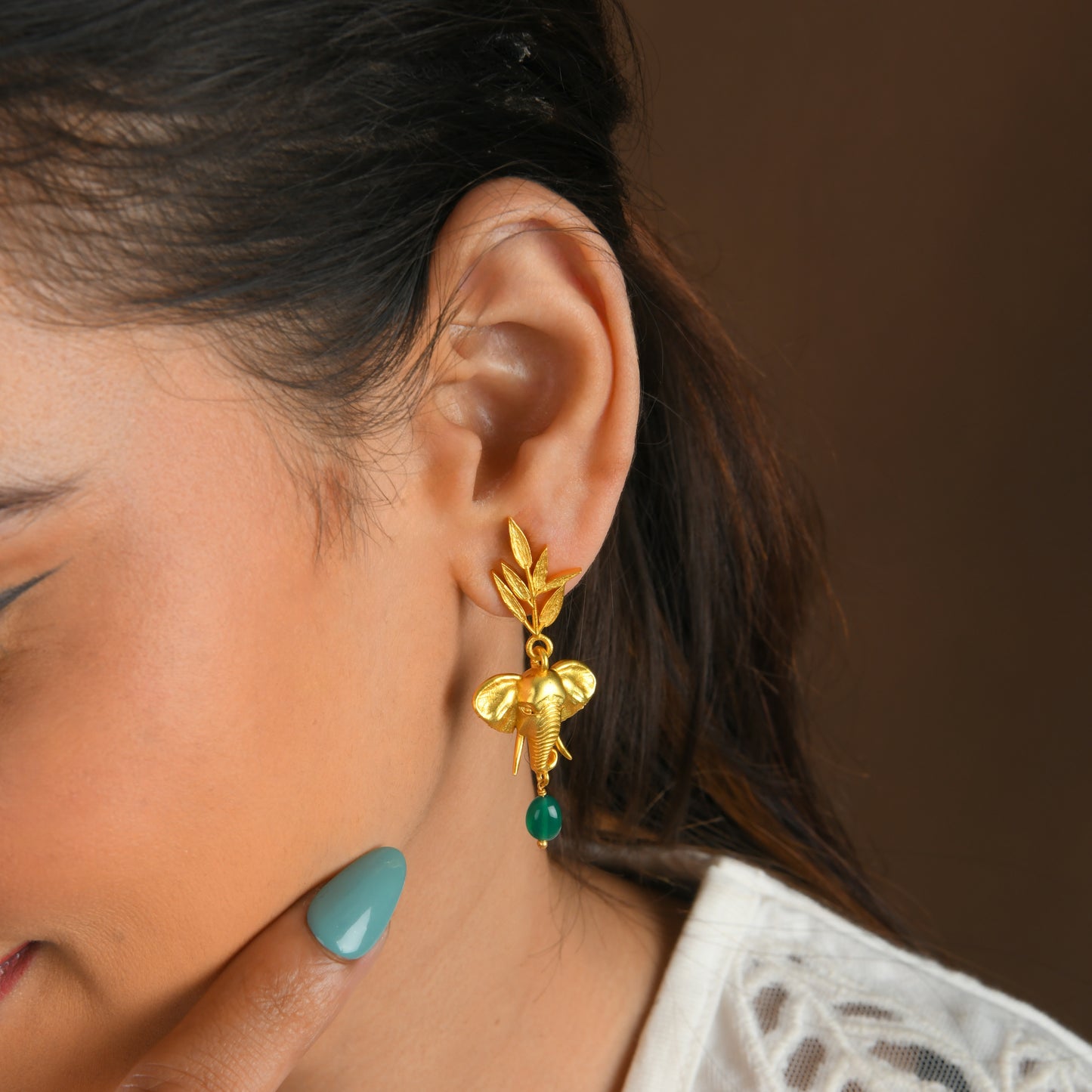 Corbett Dhikala Elephant Earrings