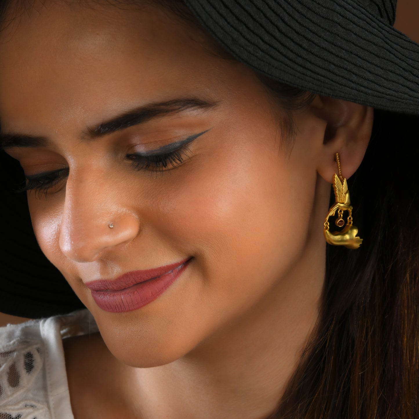 Corbett Jacaranda Flower Earrings