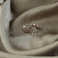 Stylish Lavender Freshwater Coin Pearl Studs