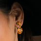 Corbett Tiger Striped Ear Studs