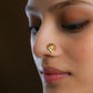 Yasmin Purani Dilli Goldplated Silver Clip-On Nose Pin