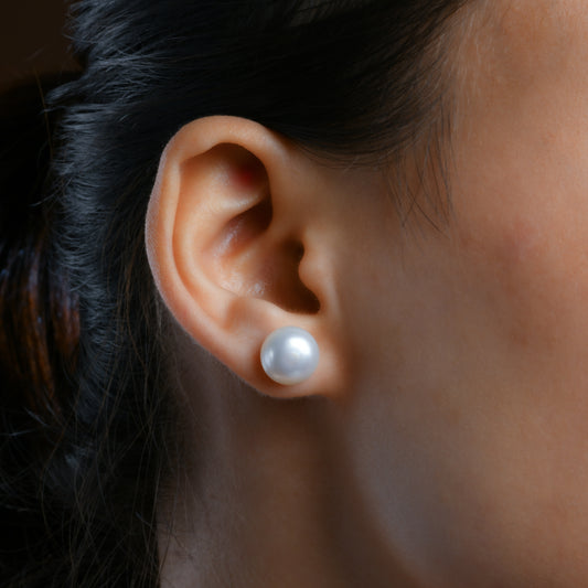 Freshwater Pearl Studs (11 mm)