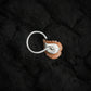 Natural Coral Silver Leaf Nose Pin