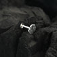 Leaf Oxidised Silver Nose Pin