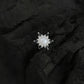 Pearl CZ Flower Silver Nose Pin