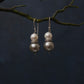 Silver Lining Zircon Pearl Earrings