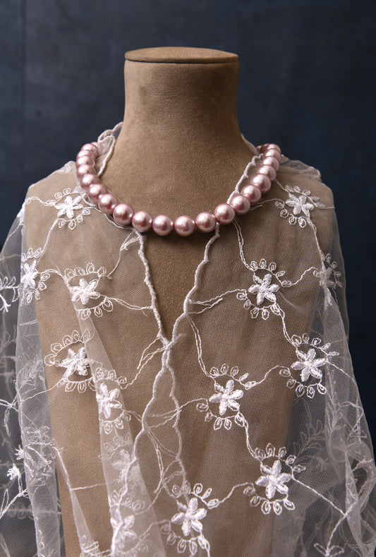 Amelia Pearl Necklace (14 mm)