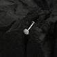 Cayenne CZ Silver Screw Back Nose Pin