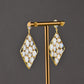 Moonstone Square Danglers