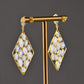 Moonstone Square Danglers