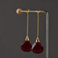 Ruby Drop Earrings