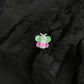 Rainbow Butterfly Enamel Silver Nose Pin(Screw Back)