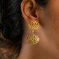 Lotus Blossom Filigree Earrings