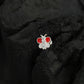 Rainbow Butterfly Enamel Silver Nose Pin(Screw Back)