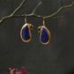 Lapis Lazuli Peacock Earrings