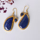 Lapis Lazuli Peacock Earrings