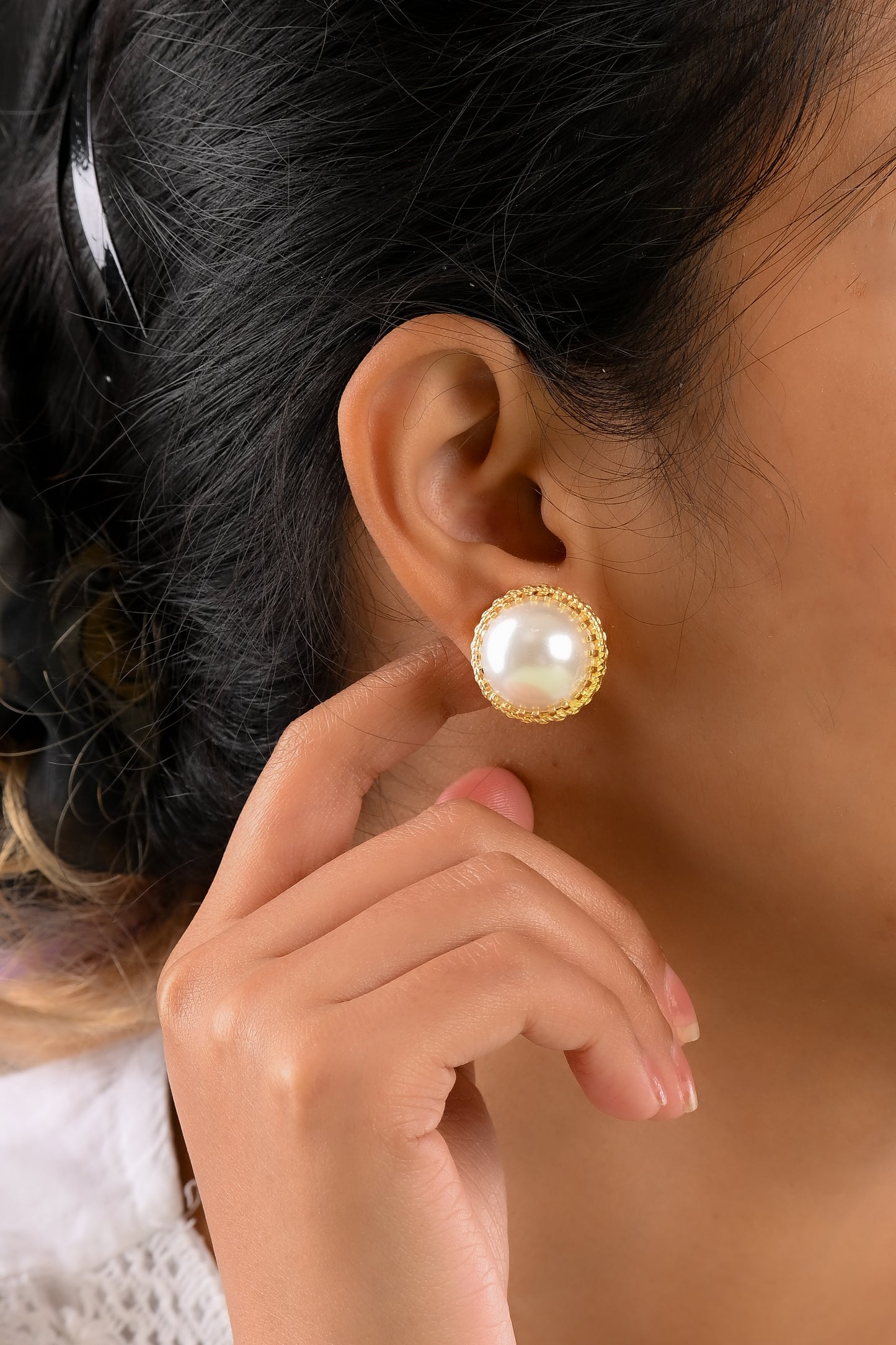 Victorian Pearl Studs